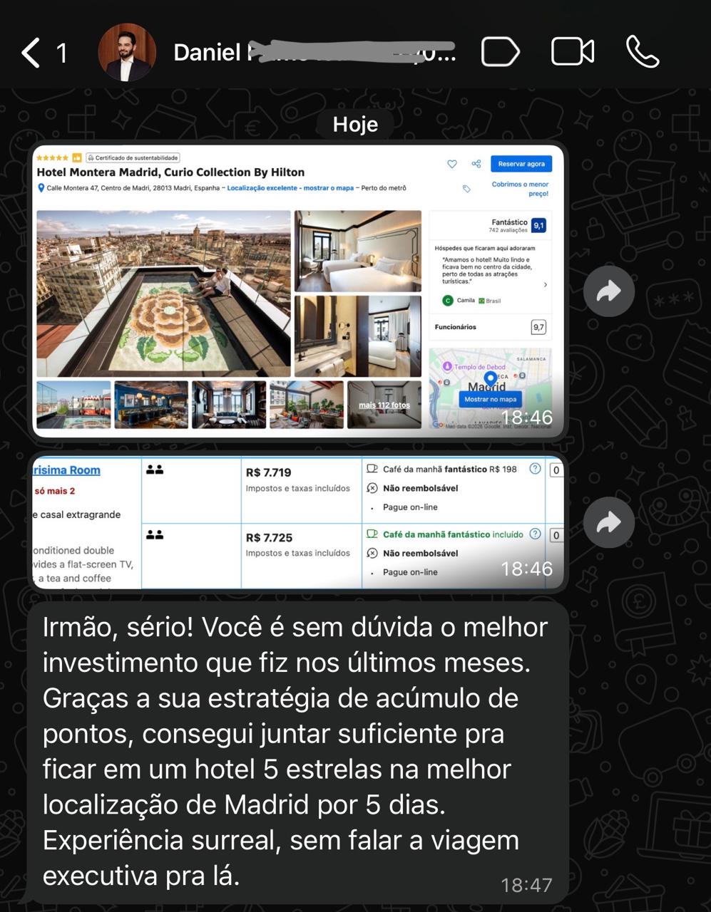 Depoimento do aluno Daniel
